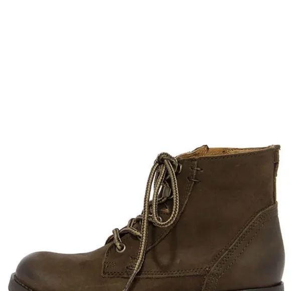 NWT Steve Madden Gobbin Brown Leather Ankle Boots - Picture 4 of 6